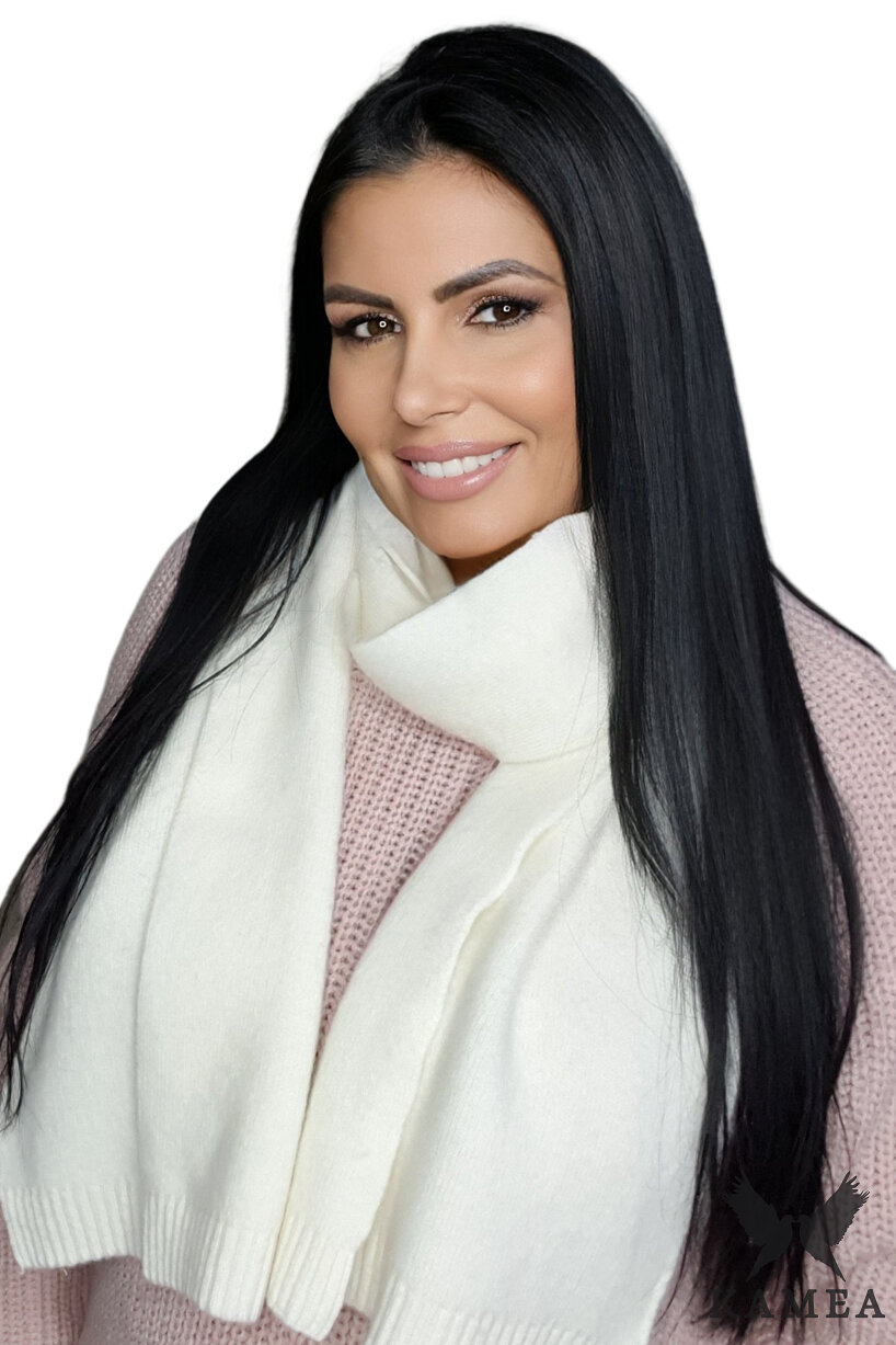 Дамски шал KAMEA в цвят екрю