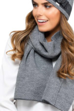 Дамски шал KAMEA KATALONIA в пепитено сиво
