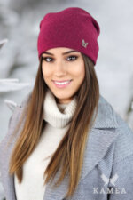 Стилна дамска шапка КАМЕА в цвят фуксия - модел LILY