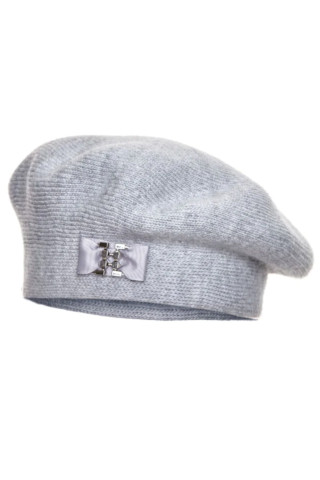 Елегантна дамска барета Tessa в светлосиво