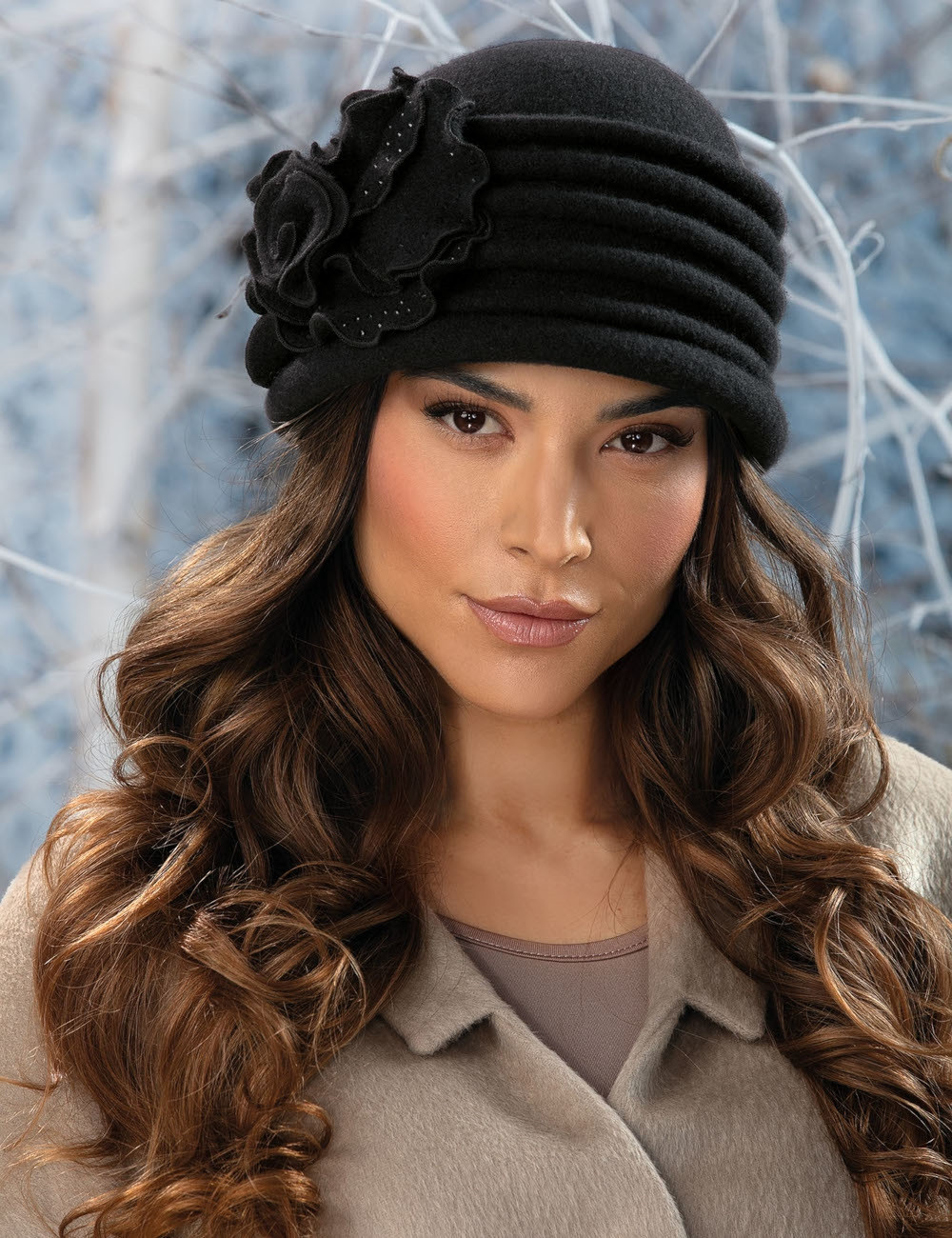 Елегантна дамска шапка WILLI от 100% вълна – модел AFRODYTA