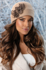 Стилна зимна дамска шапка WILLI от 100% вълна – модел BEJLITA